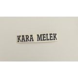 Üçel “kara Melek” Yapışkanlı Araç Sticker Yazı Araç Arkası Yazı Oto Cam Etiket Sticker Yazı