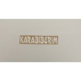 Üçel “karabiberim” Yapışkanlı Araç Sticker Yazı Araç Arkası Yazı Oto Cam Etiket Sticker Yazı