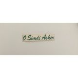 Üçel “o Şimdi Asker” Yapışkanlı Araç Sticker Yazı Araç Arkası Yazı Oto Cam Etiket Sticker Yazı