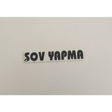 Üçel “şov Yapma” Yapışkanlı Araç Sticker Yazı Araç Arkası Yazı Oto Cam Etiket Sticker Yazı