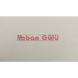 Üçel “yaban Gülü” Yapışkanlı Araç Sticker Yazı Araç Arkası Yazı Oto Cam Etiket Sticker Yazı