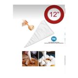 ucf home 100'lü Krema Sıkma Torbası Kullan At Krem Şanti Torbası Pasta Süsleme Torbası 12"