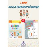 Üçgen 1.Sınıf Yarıyıl Tatil Kitabı (1.Dönem Konularını Kapsar)- Hikaye Seti Hediyeli