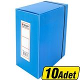 Üçgen 22x31x13 cm Mavi 10'lu Arşivleme Kutusu