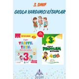 Üçgen 3.Sınıf Yarıyıl Tatil Kitabı (1.Dönem Konularını Kapsar)- Çözümlü Problem Kitabı Hediyeli
