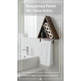 Üçgen Ahşap Duvar Rafı ve havluluk 1808202520252
