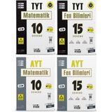 Üçgen Akademi 2024 TYT AYT Matematik - Fen Bilimleri Deneme Sınavı 4 Kitap