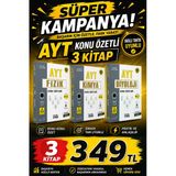 Üçgen Akademi Süper Kampanya Ayt Konu Fizik Kimya Biyoloji Özetli Soru Bankası Tam 3 Kitap