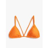 Üçgen Bikini Üstü Dokulu