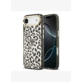 Üçgen Logolu Simli Leopar Desenli Magsafe Uyumlu iPhone 17 Air Kılıf