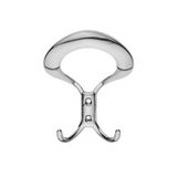 Üçgen Portmanto Askısı, Metal Vestiyer Askısı, 40 Gr, Dolap ve Duvar Askılığı, Krom (Vidalı)
