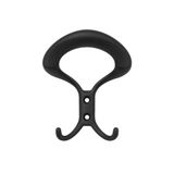 Üçgen Portmanto Askısı, Metal Vestiyer Askısı, 40 Gr, Dolap ve Duvar Askılığı, Matsiyah (Vidalı)