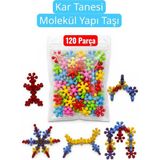 Üçgen Toys Eğitici Kar Tanesi Lego 120 Parça +3Yaş+Montessori Oyuncak+Renkleri Birleştirilebilir+Yapı Seti+Manyetik+Eğitici Oyuncak+Anne Bebek