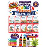 Üçgen Yayıncılık 1. Sınıf Öğretmen Tavsiyeli Okumayı Sevdiren 16 Sayfa 10 Kitaplık Hikaye Seti-3 (Slime Set Hediyeli)
