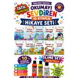 Üçgen Yayıncılık 1. Sınıf Öğretmen Tavsiyeli Okumayı Sevdiren 16 Sayfa 10 Kitaplık Hikaye Seti-4 (Slime Set Hediyeli)