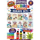 Üçgen Yayıncılık 1. Sınıf Öğretmen Tavsiyeli Okumayı Sevdiren 16 Sayfa 10 Kitaplık Hikaye Seti-7 (Slime Set Hediyeli) - Hayır