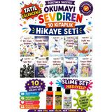 Üçgen Yayıncılık 1. Sınıf Öğretmen Tavsiyeli Okumayı Sevdiren 16 Sayfa 10 Kitaplık Hikaye Seti-9 (Slime Set Hediyeli) - Hayır