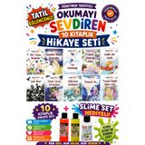 Üçgen Yayıncılık 1. Sınıf Öğretmen Tavsiyeli Okumayı Sevdiren 16 Sayfa 10 Kitaplık Hikaye Seti-9 (Slime Set Hediyeli)