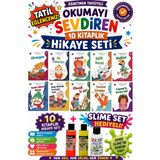 Üçgen Yayıncılık 1. Sınıf Öğretmen Tavsiyeli Okumayı Sevdiren 16 Sayfa 10 Kitaplık Hikaye Seti (Slime Set Hediyeli) - Hayır