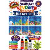 Üçgen Yayıncılık 2.sınıf Öğretmen Tavsiyeli Okumayı Sevdiren 16 Sayfa 10 Kitaplık Hikaye Seti-2 (Slime Set Hediyeli) - Hayır