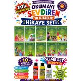 Üçgen Yayıncılık 2.sınıf Öğretmen Tavsiyeli Okumayı Sevdiren 16 Sayfa 10 Kitaplık Hikaye Seti-3 (Slime Set Hediyeli) - Hayır