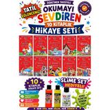 Üçgen Yayıncılık 2.sınıf Öğretmen Tavsiyeli Okumayı Sevdiren 16 Sayfa 10 Kitaplık Hikaye Seti (Slime Set Hediyeli) - Hayır