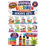 Üçgen Yayıncılık 2.Sınıf Öğretmen Tavsiyeli Okumayı Sevdiren 32 Sayfa 10 Kitaplık Hikaye Seti-10 (Slime Set Hediyeli)