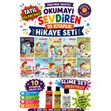 Üçgen Yayıncılık 2.Sınıf Öğretmen Tavsiyeli Okumayı Sevdiren 32 Sayfa 10 Kitaplık Hikaye Seti-6 (Slime Set Hediyeli)