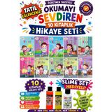 Üçgen Yayıncılık 2.sınıf Öğretmen Tavsiyeli Okumayı Sevdiren 32 Sayfa 10 Kitaplık Hikaye Seti-7 (Slime Set Hediyeli) - Hayır