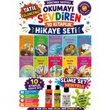 Üçgen Yayıncılık 3.sınıf Öğretmen Tavsiyeli Okumayı Sevdiren 48 Sayfa 10 Kitaplık Hikaye Seti-4 (Slime Set Hediyeli) - Hayır
