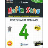 Üçgen Yayıncılık 4. Sınıf Hafta Sonu Ödev ve Çalışma Yaprakları (Türkçe-Matematik-Fen-Sos.)