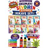 Üçgen Yayıncılık 4.sınıf Öğretmen Tavsiyeli Okumayı Sevdiren 64 Sayfa 10 Kitaplık Hikaye Seti-4 (Slime Set Hediyeli) - Hayır