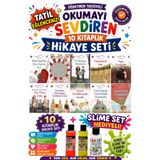 Üçgen Yayıncılık 4.Sınıf Öğretmen Tavsiyeli Okumayı Sevdiren 64 Sayfa 10 Kitaplık Hikaye Seti-6 (Slime Set Hediyeli)