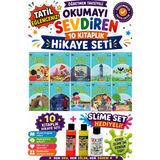 Üçgen Yayıncılık 4.sınıf Öğretmen Tavsiyeli Okumayı Sevdiren 64 Sayfa 10 Kitaplık Hikaye Seti-7 (Slime Set Hediyeli) - Hayır