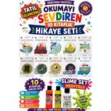 Üçgen Yayıncılık 4.sınıf Öğretmen Tavsiyeli Okumayı Sevdiren 80 Sayfa 10 Kitaplık Hikaye Seti-8 (Slime Set Hediyeli) - Hayır