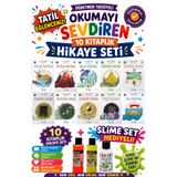 Üçgen Yayıncılık 4.Sınıf Öğretmen Tavsiyeli Okumayı Sevdiren 80 Sayfa 10 Kitaplık Hikaye Seti-8 (Slime Set Hediyeli)