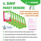 Üçgen Yayıncılık Üçgen 4. Sınıf Paket Deneme 7 Li Kurumsal Deneme ve Hazırlık Sınavı