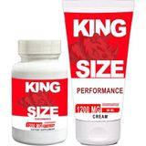 Üçgül Kingsize King Size Erkeğe Özel 1200 Mg 30 Lu Kaps + 1200 Mg 50 ml Krem Takviyeleyici - Paket