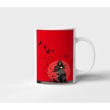 Uchiha Itachi Naruto Anime Tasarım Kupa - Hediyelik Kupa - Baskılı Kupa - 001 - Beyaz - 300 ml