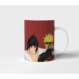 Uchiha Sasuke Uzumaki Naruto Anime Tasarım Kupa - Hediyelik Kupa - Baskılı Kupa - 1 Adet - 300 ml