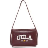 Ucla Blanca Bordo Suni Deri Omuz Çantası - Kadın Çanta - 26x16x7