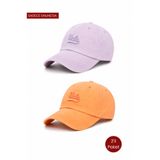 UCLA FORTUNO 2'Li Set Lila & Turuncu Baseball Cap Nakışlı - Unisex Şapka