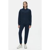 Ucla JATAVIA Lacivert Paçası Lastikli Nakışlı Standard Fit Kadın Eşofman Alt - XL