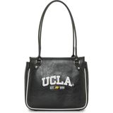 Ucla Maelle Siyah Suni Deri Omuz Çantası - Kadın Çanta - 30x25x8