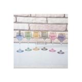 Üçler aktariye Lav Lal-506 6'lı Kahve Yanı Su Bardağı - Renkli/80 ml