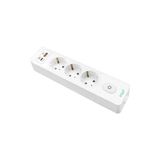 Üçlü Anahtarlı Usb Hızlı Şarjlı Topraklı Priz, 2M, Çocuk Korumalı