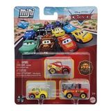 Üçlü Cars Mini Racers - Lightning McQueen & Luigi & Mater JJW57