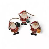 Üç'lü Noel Baba Yılbaşı Süsü