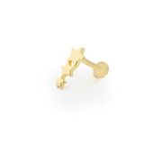 Üçlü Sıralı Yıldız Tragus Piercing