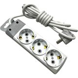 Üçlü Topraklı Grup Priz 2 Metre Kablolu 930102